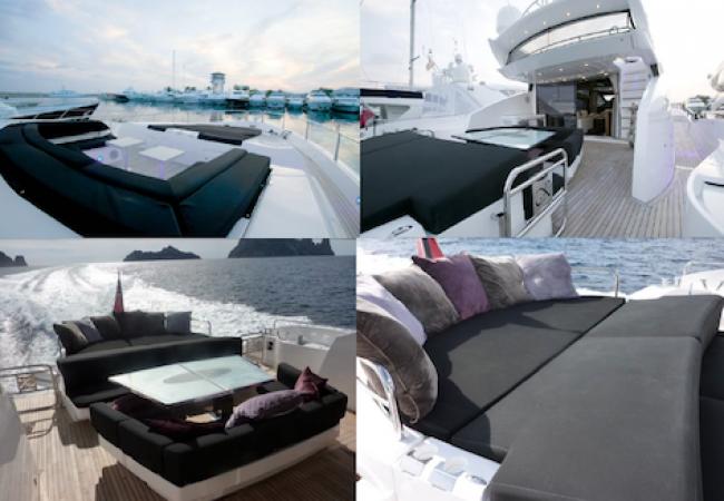 Deck kinki yacht charter ibiza