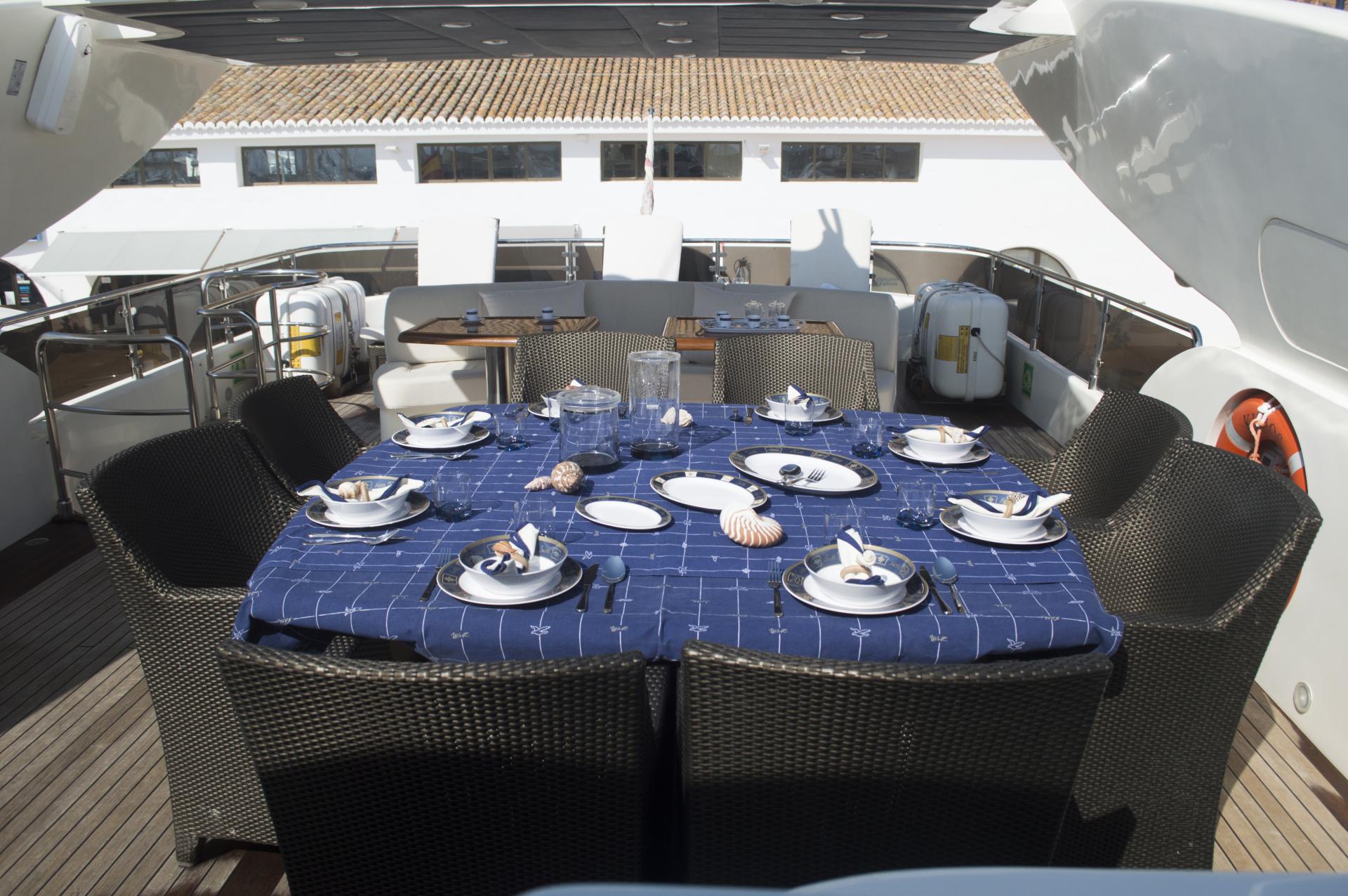 Kirios-astondoa102-charter-sun-deck-dining