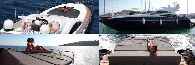 Yacht charter Ibiza JAX decks