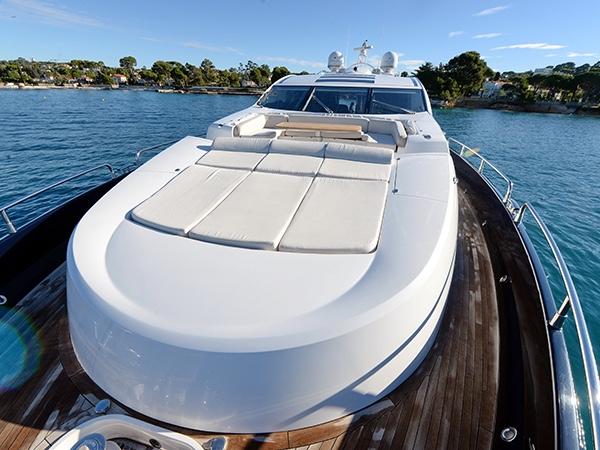 ARIYAS-Sunseeker-Yacht For Charter-Ibiza-Foredeck