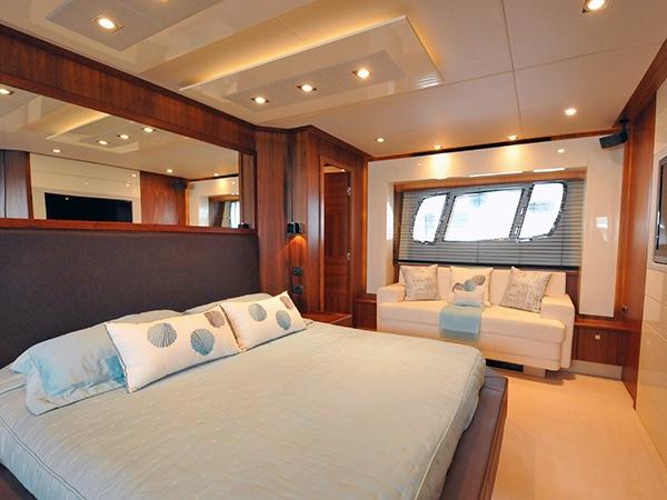 ARIYAS-Sunseeker-Yacht For Charter-Ibiza-Master Cabin