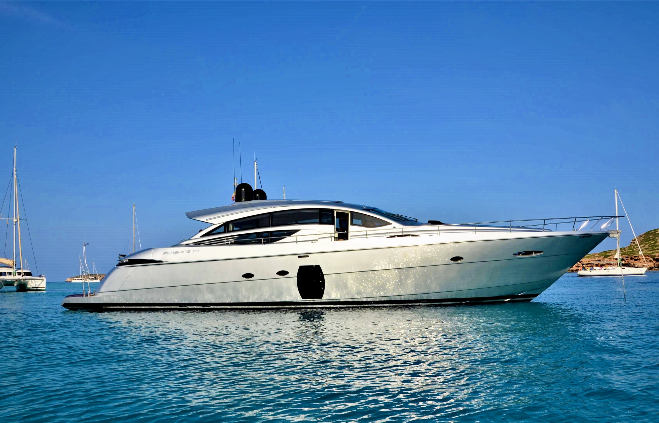 SENSATION-Pershing-Yacht For Charter-Ibiza