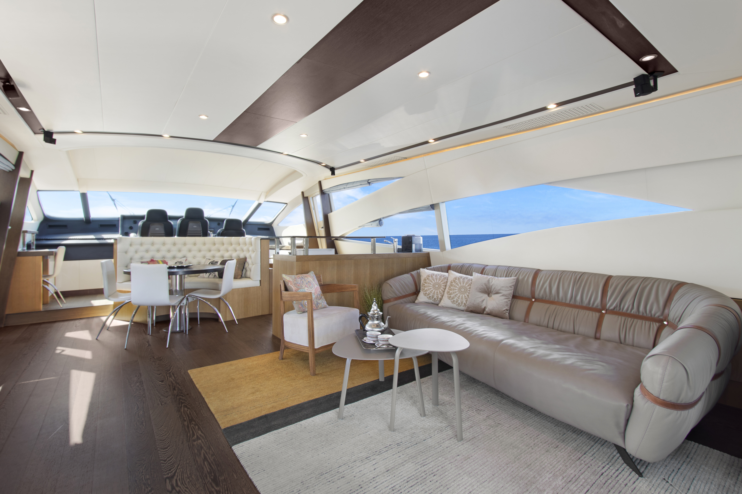 INSPIRATION-Pershing-Yacht For Charter-Ibiza-Salon