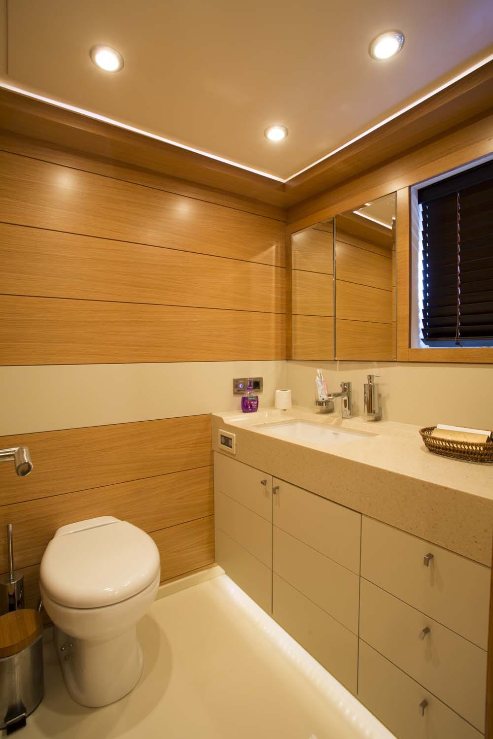 PANFELISS-Mengi Yay-Yacht For Charter-VIP Stateroom Bathroom