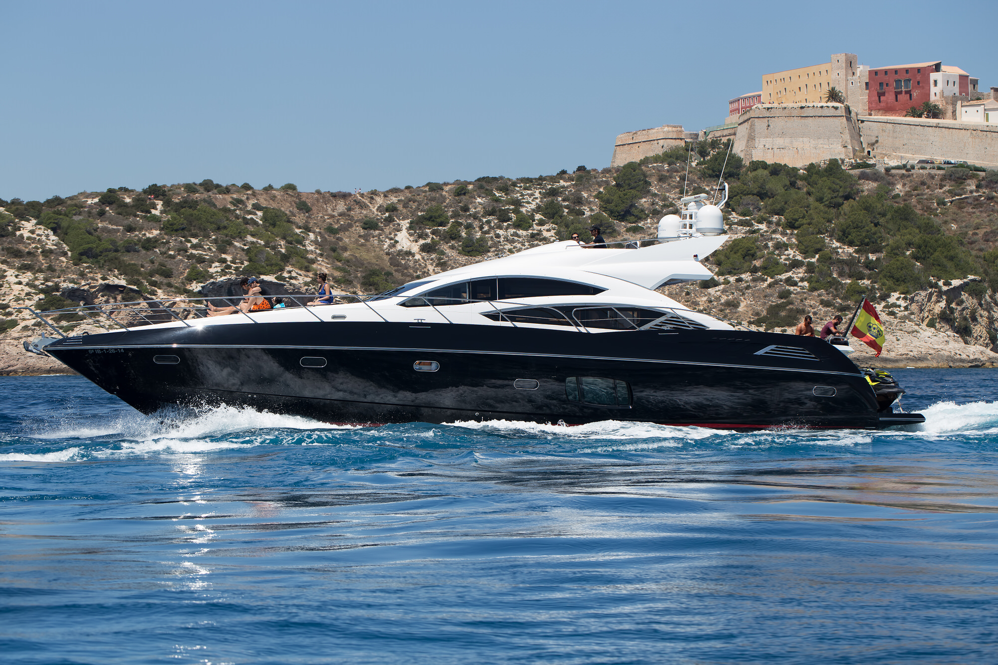 Black Jax-Sunseeker-Yacht For Charter-Ibiza