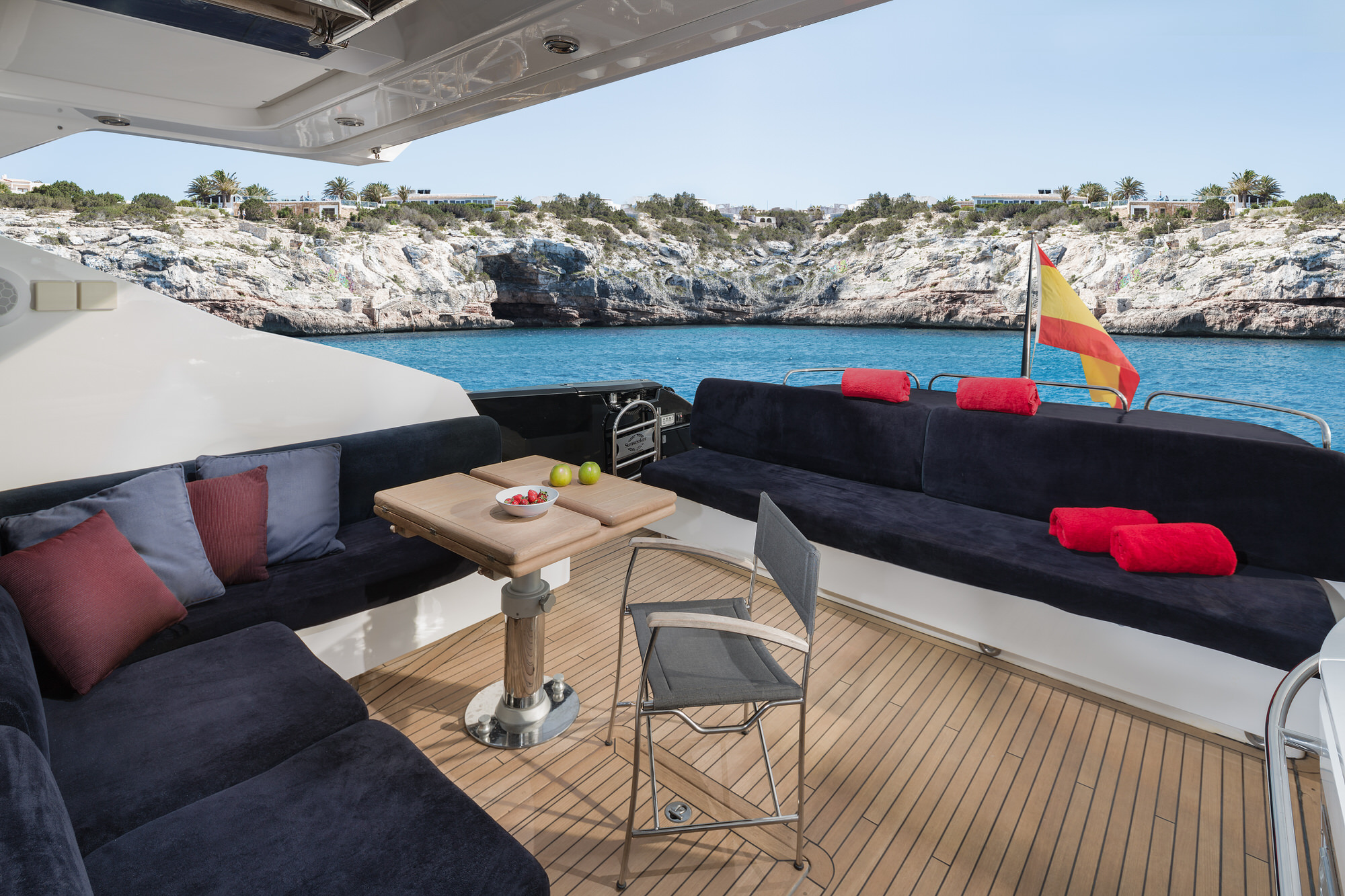 Black Jax-Sunseeker-Yacht For Charter-Ibiza-Exterior