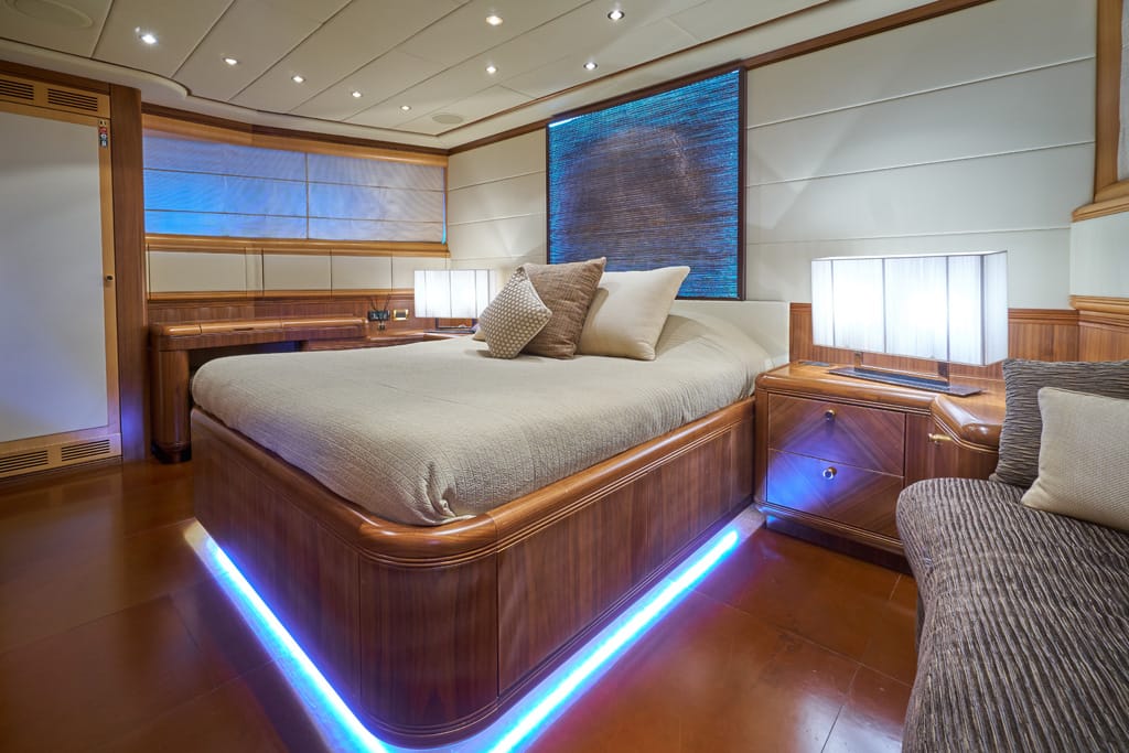 Shane-Mangusta-Yacht-For-Charter-Ibiza-VIP-Cabin
