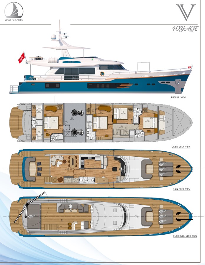 Ava Yachts Motor Yacht VOYAGE ONE For Sale