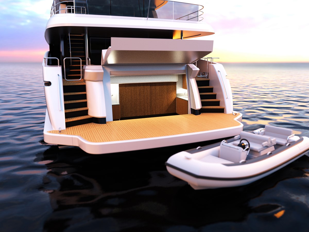 Johnson Motor Yacht JOHNSON 115 SKYLOUNGE w/FB For Sale