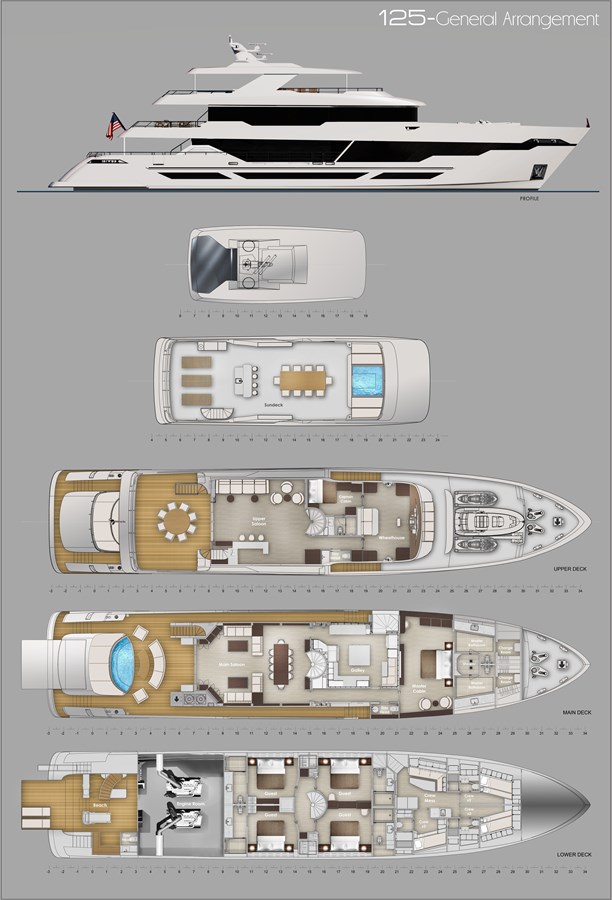 Hargrave Motor Yacht E Series 125 Hargrave Superyachts "MY RESONANCE" For Sale