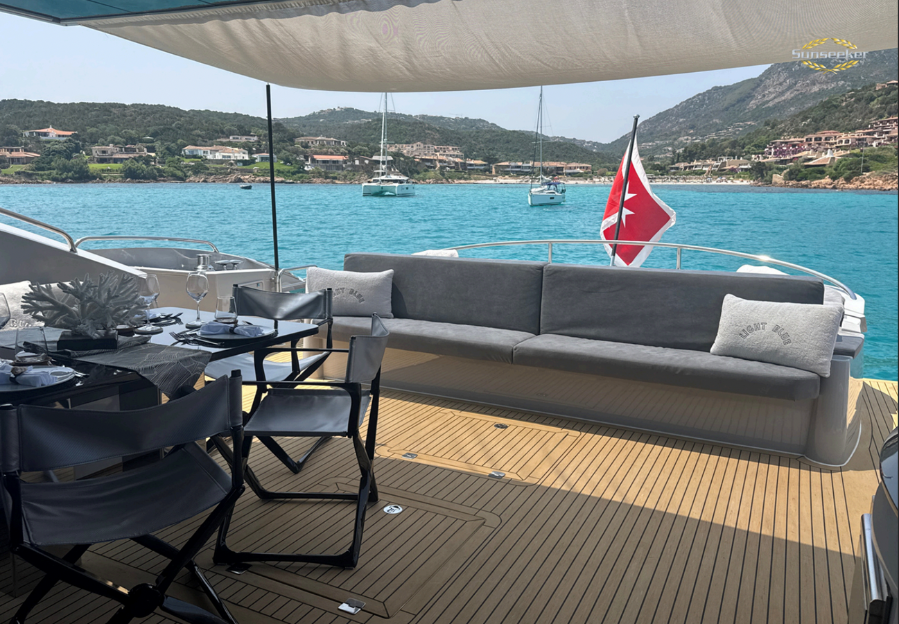 Sunseeker Motor Boat Light blue For Sale