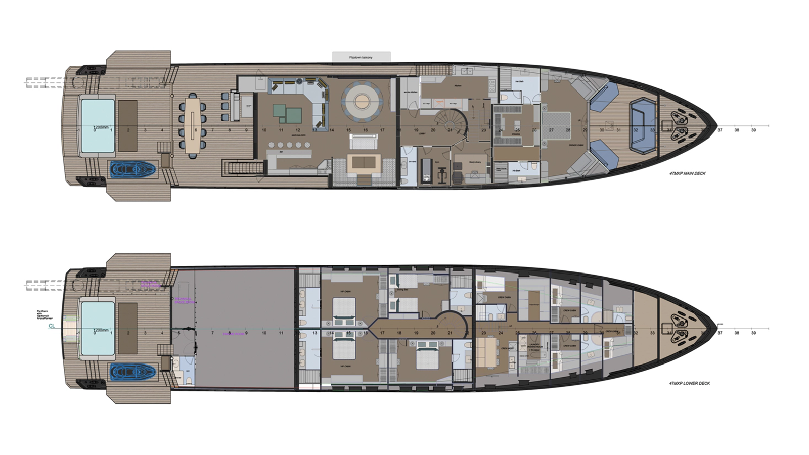 Numarine Motor Yacht NUMARINE 47MXP For Sale