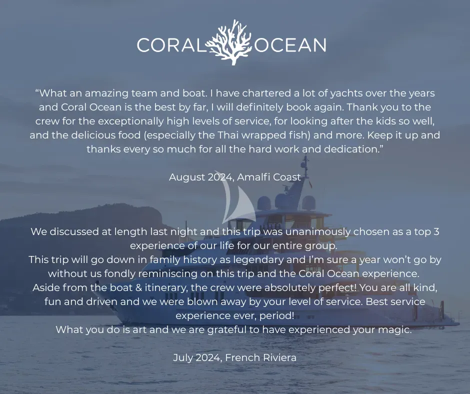 CORAL OCEAN Charter Yacht