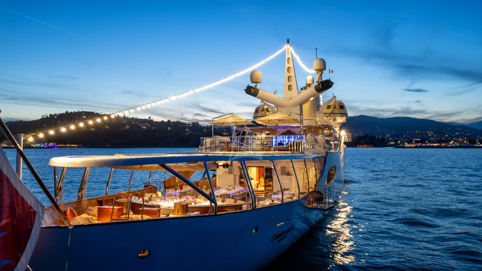 CHRISTINA O Charter Yacht