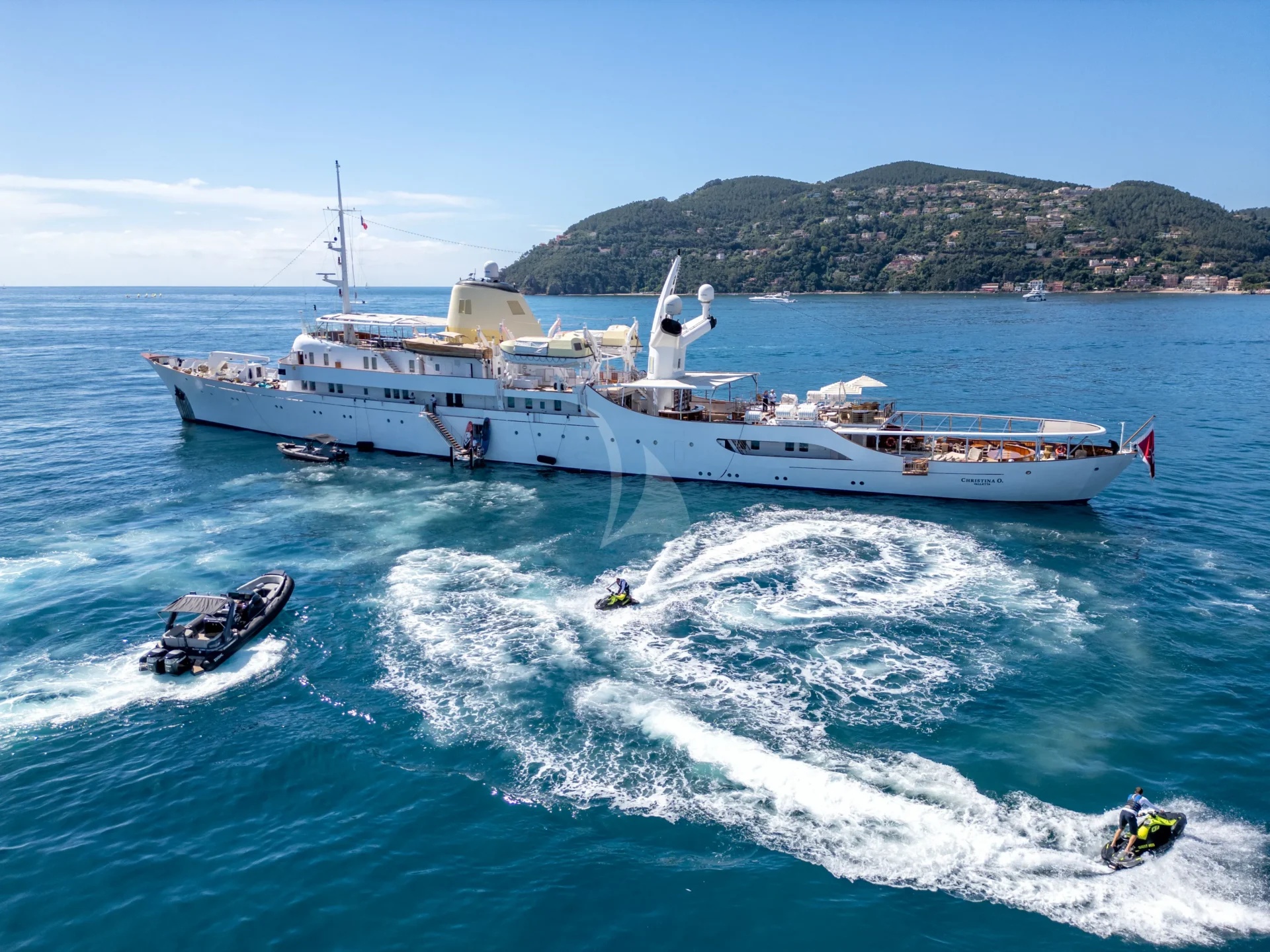 CHRISTINA O Charter Yacht