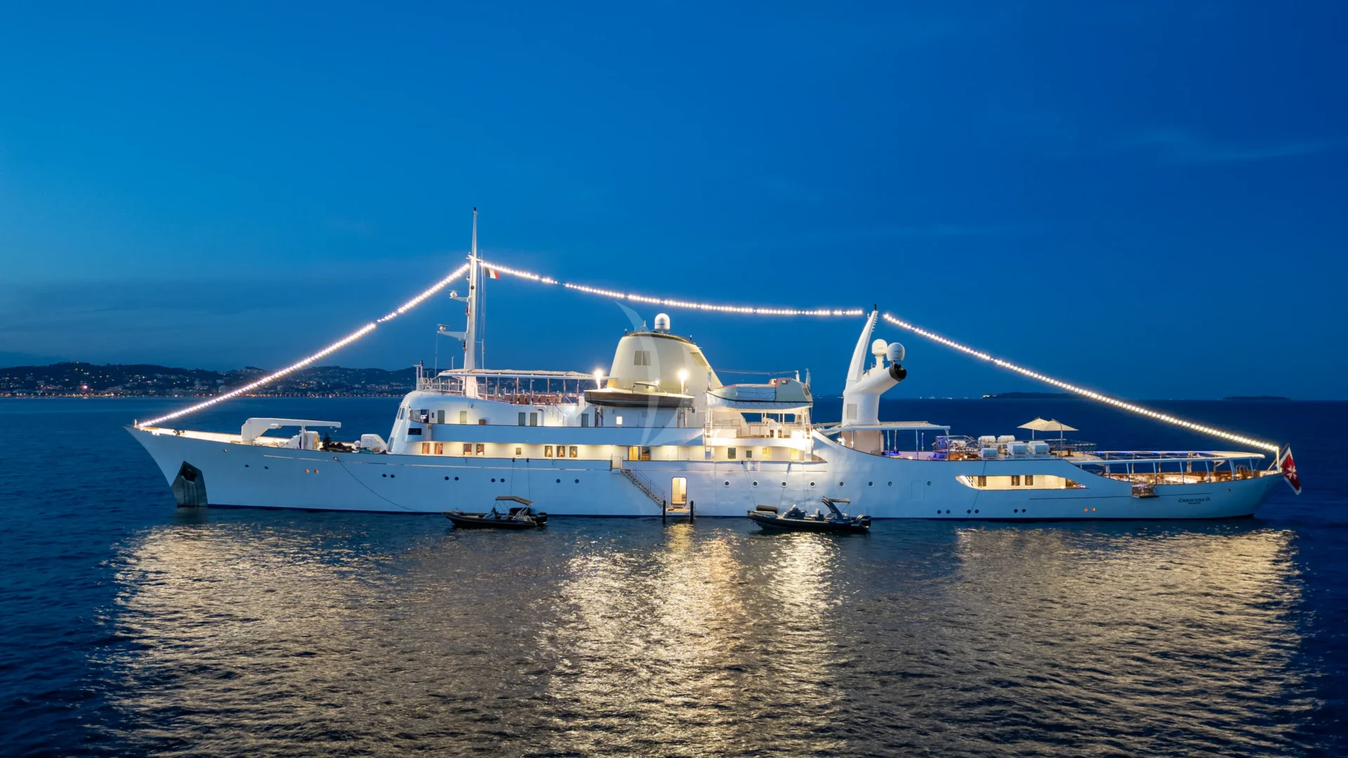 CHRISTINA O Charter Yacht