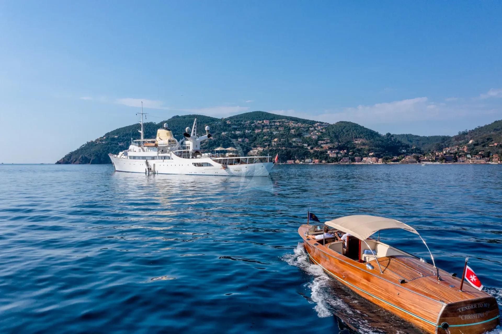 CHRISTINA O Charter Yacht