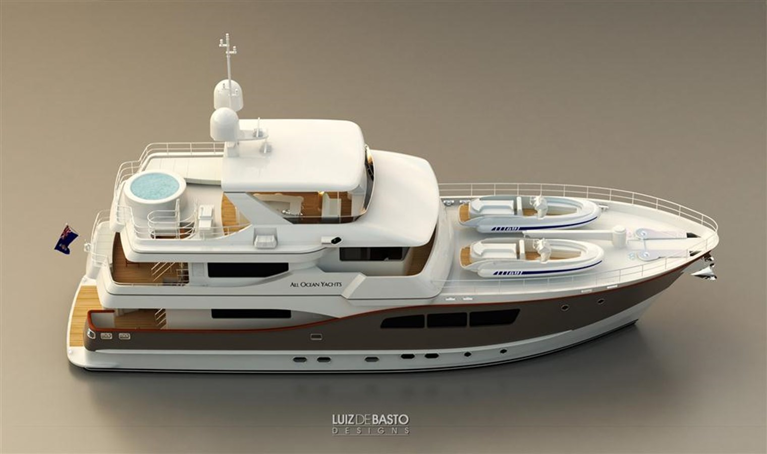 All Ocean Yachts Motor Yacht All Ocean Yachts 90' Steel For Sale