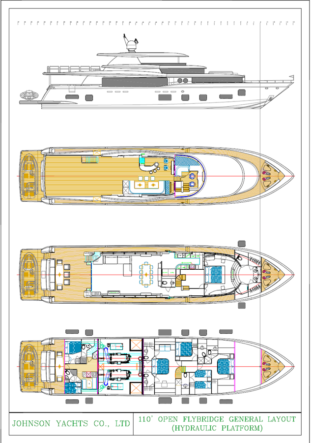 Johnson Motor Yacht JOHNSON 110 FLYBRIDGE For Sale