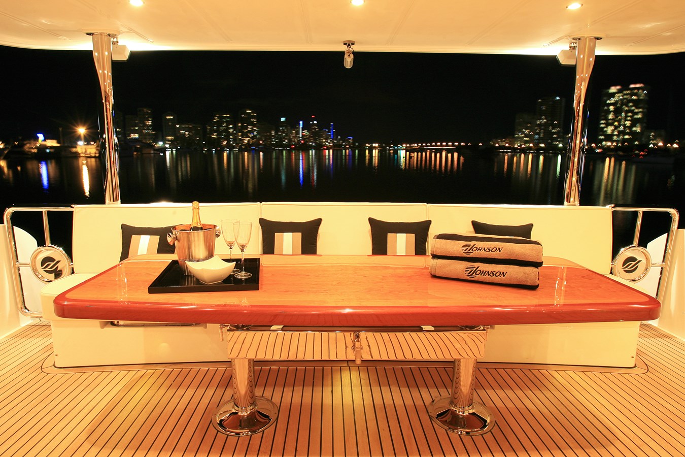 Johnson Motor Yacht JOHNSON 80' FLYBRIDGE w/FISHING COCKPIT For Sale