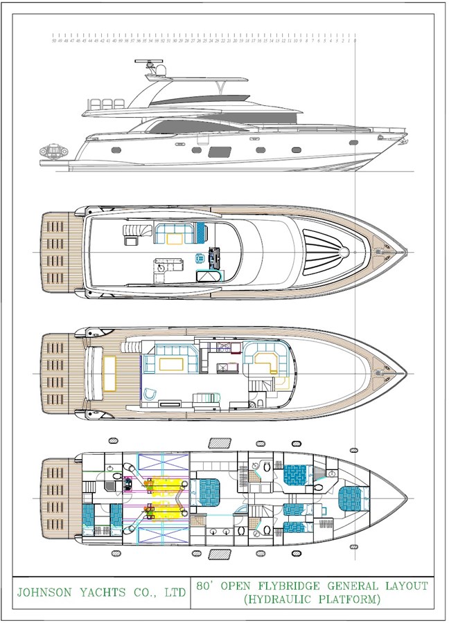 Johnson Motor Yacht JOHNSON 80' FLYBRIDGE w/FISHING COCKPIT For Sale