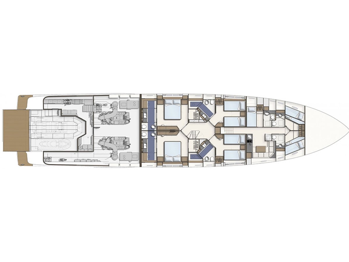 Custom Line Motor Yacht Shells X For Sale