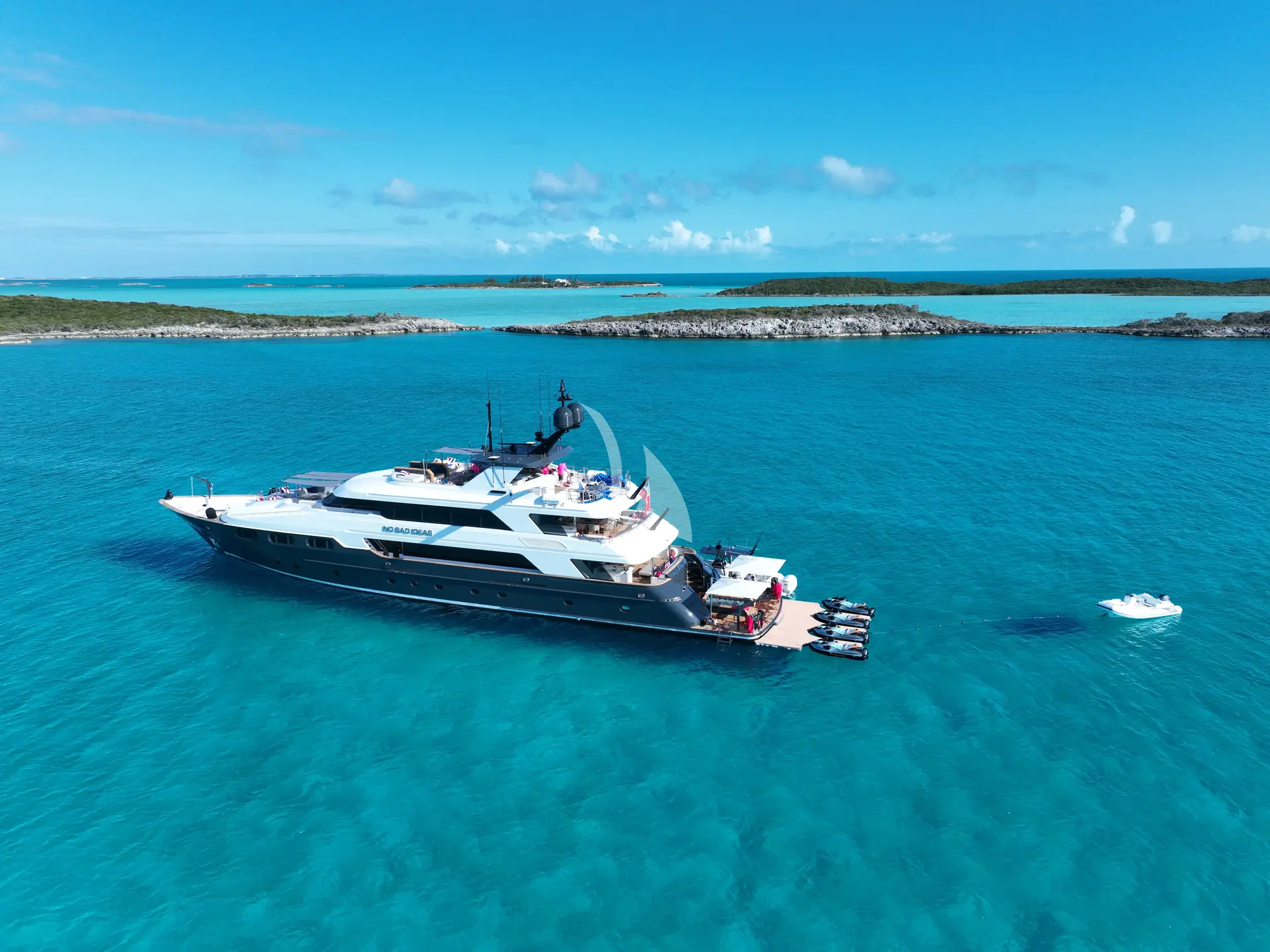 NO BAD IDEAS Charter Yacht