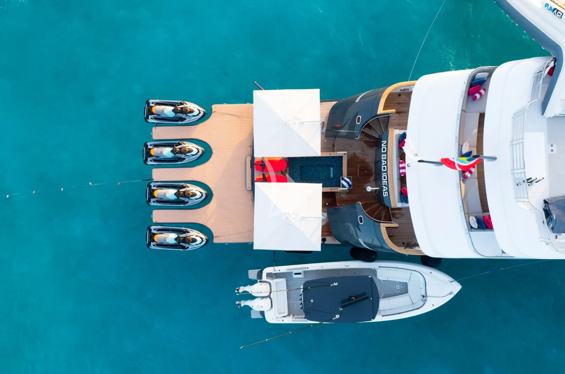 NO BAD IDEAS Charter Yacht