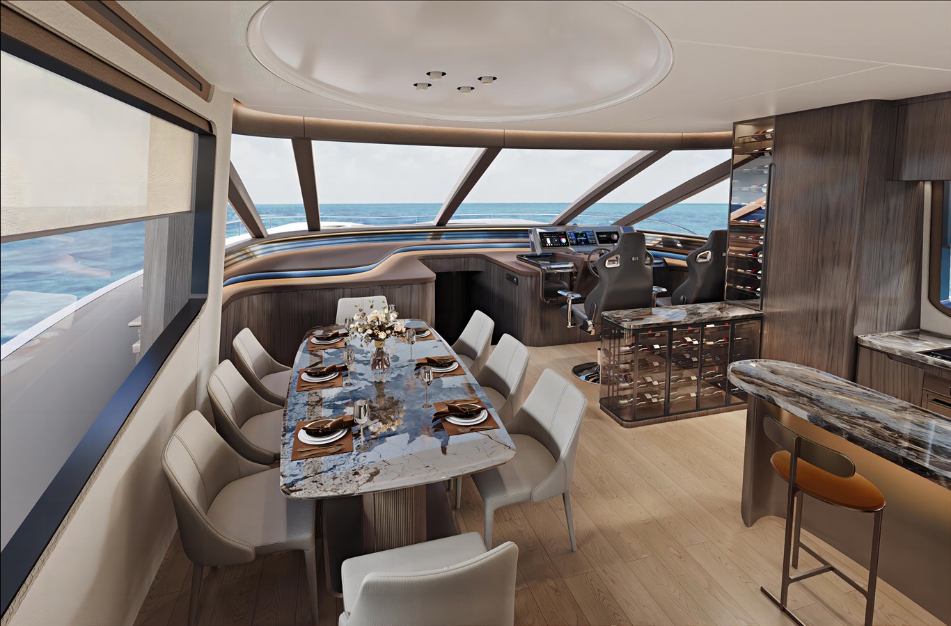 Raffles Motor Yacht Aquitalia 78 For Sale