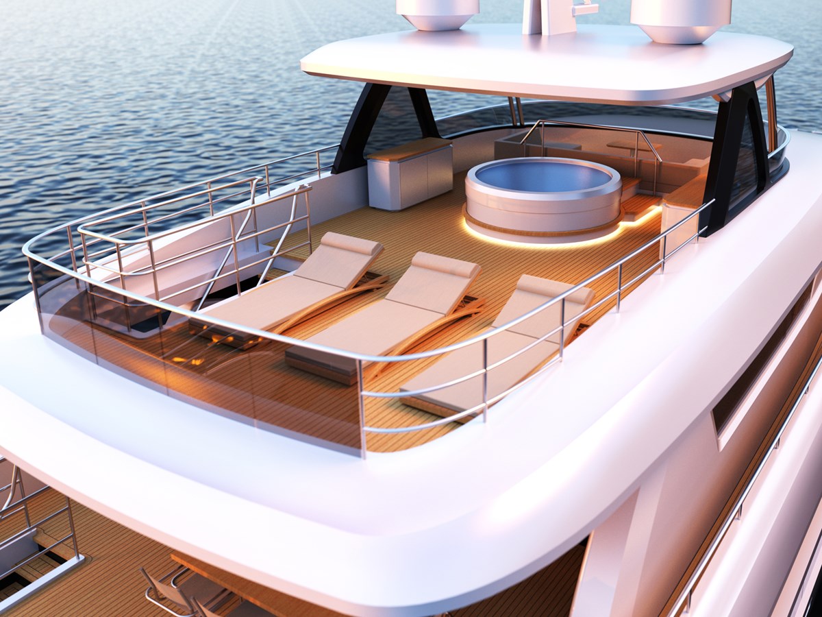 Johnson Motor Yacht JOHNSON 115 SKYLOUNGE w/FB For Sale