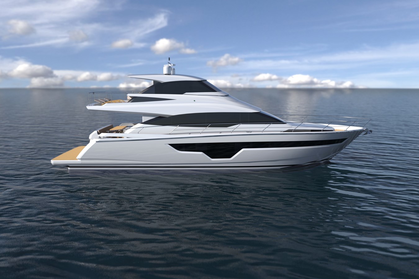 Johnson Motor Yacht Johnson 70' Skylounge New Build  For Sale