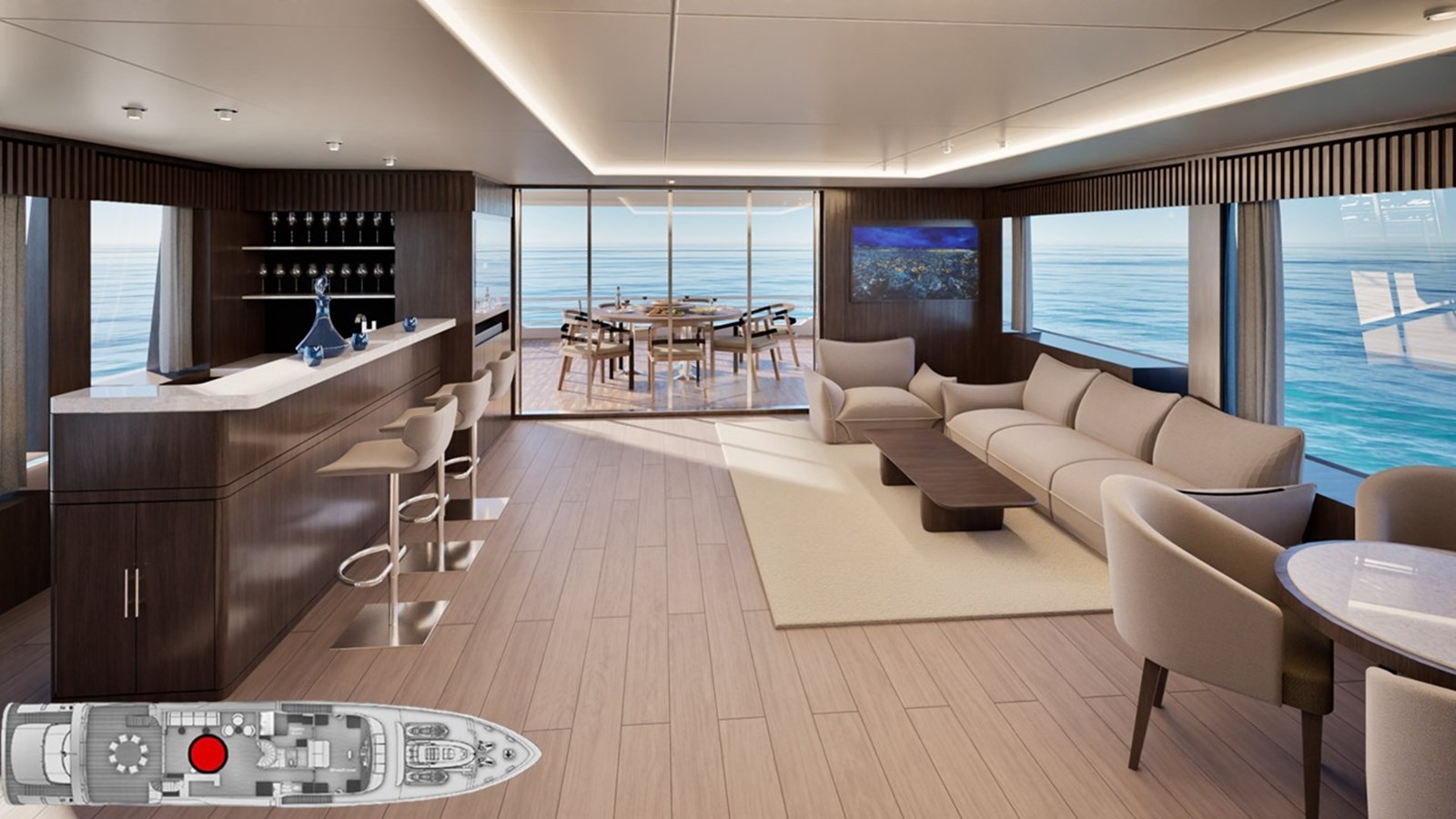 Hargrave Custom Yachts Motor Yacht E Series 125 Hargrave Superyachts "MY RESONANCE" For Sale