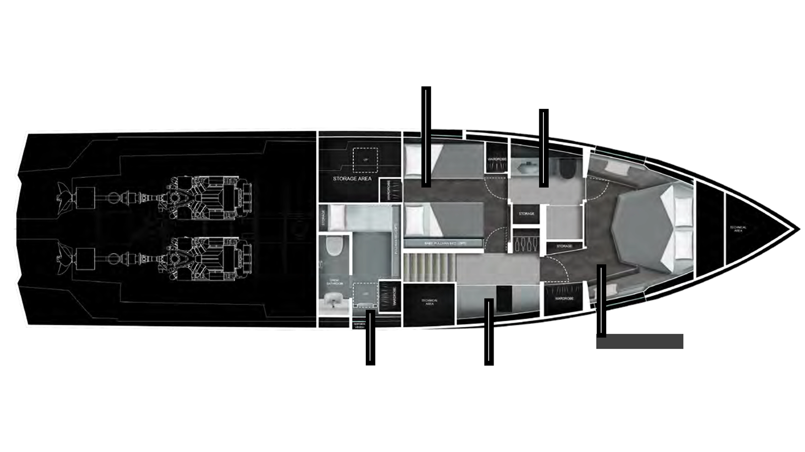 Technomar Motor Yacht BIANCINO 3 For Sale